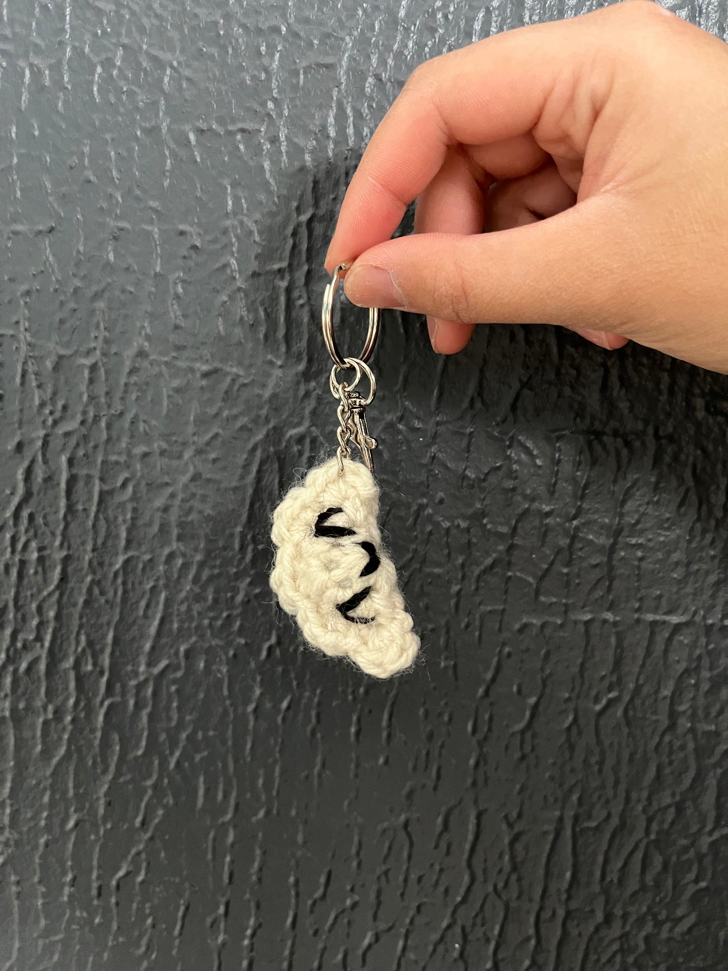 Crochet Steamed Dumpling bag charm