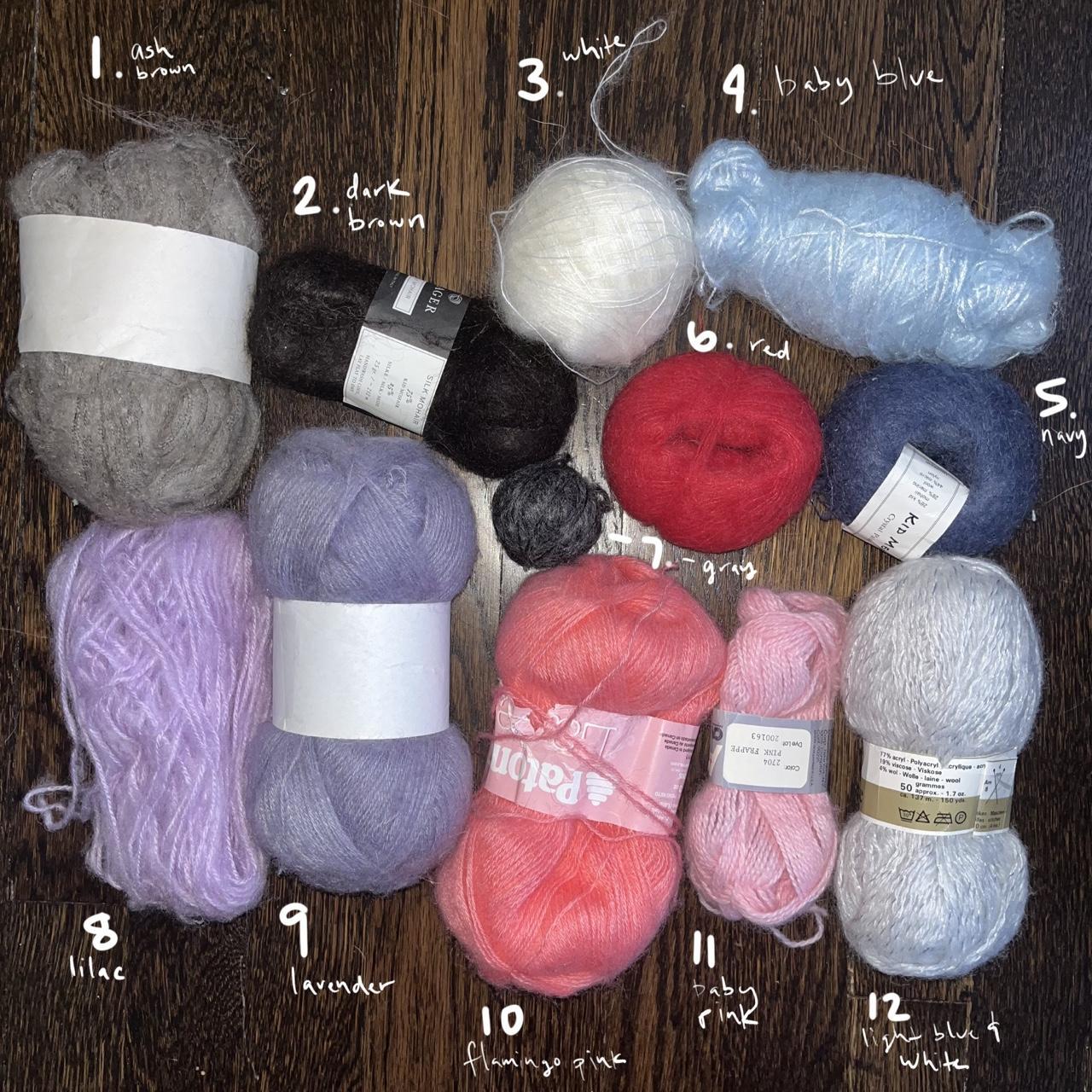 Knitted Long Mohair Bows (Made to order)