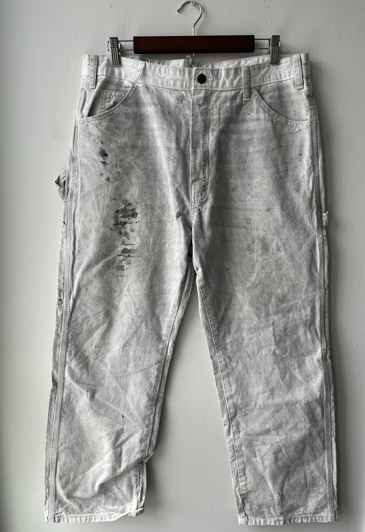 VINTAGE | I Can Fix Him Carpenter Pants - Smoke Grey