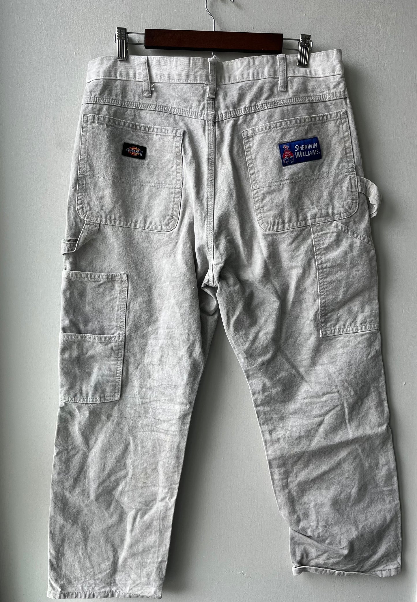 VINTAGE | I Can Fix Him Carpenter Pants - Smoke Grey