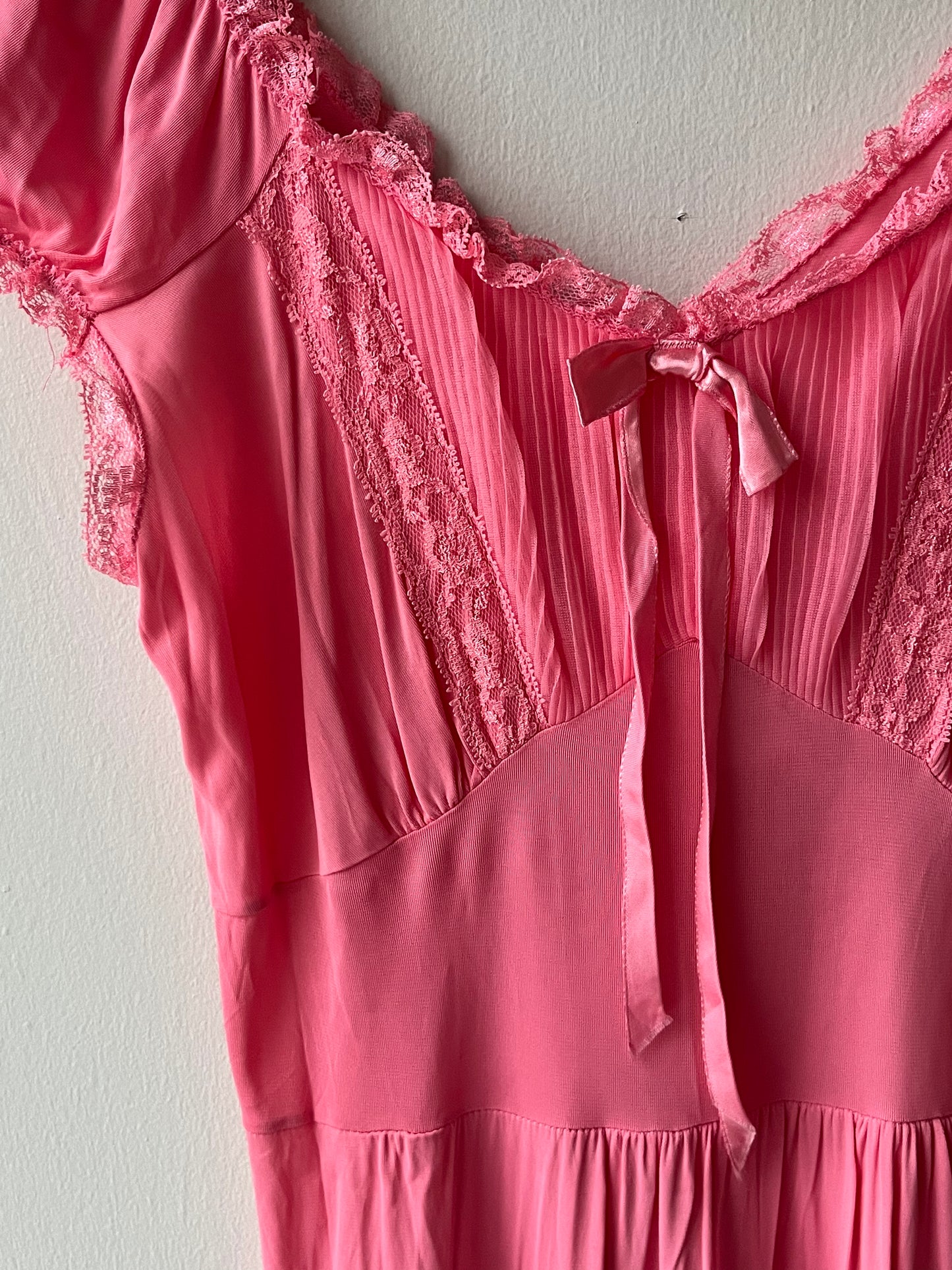 VINTAGE | But Daddy I Love Him Slip Dress - Flushed Pink