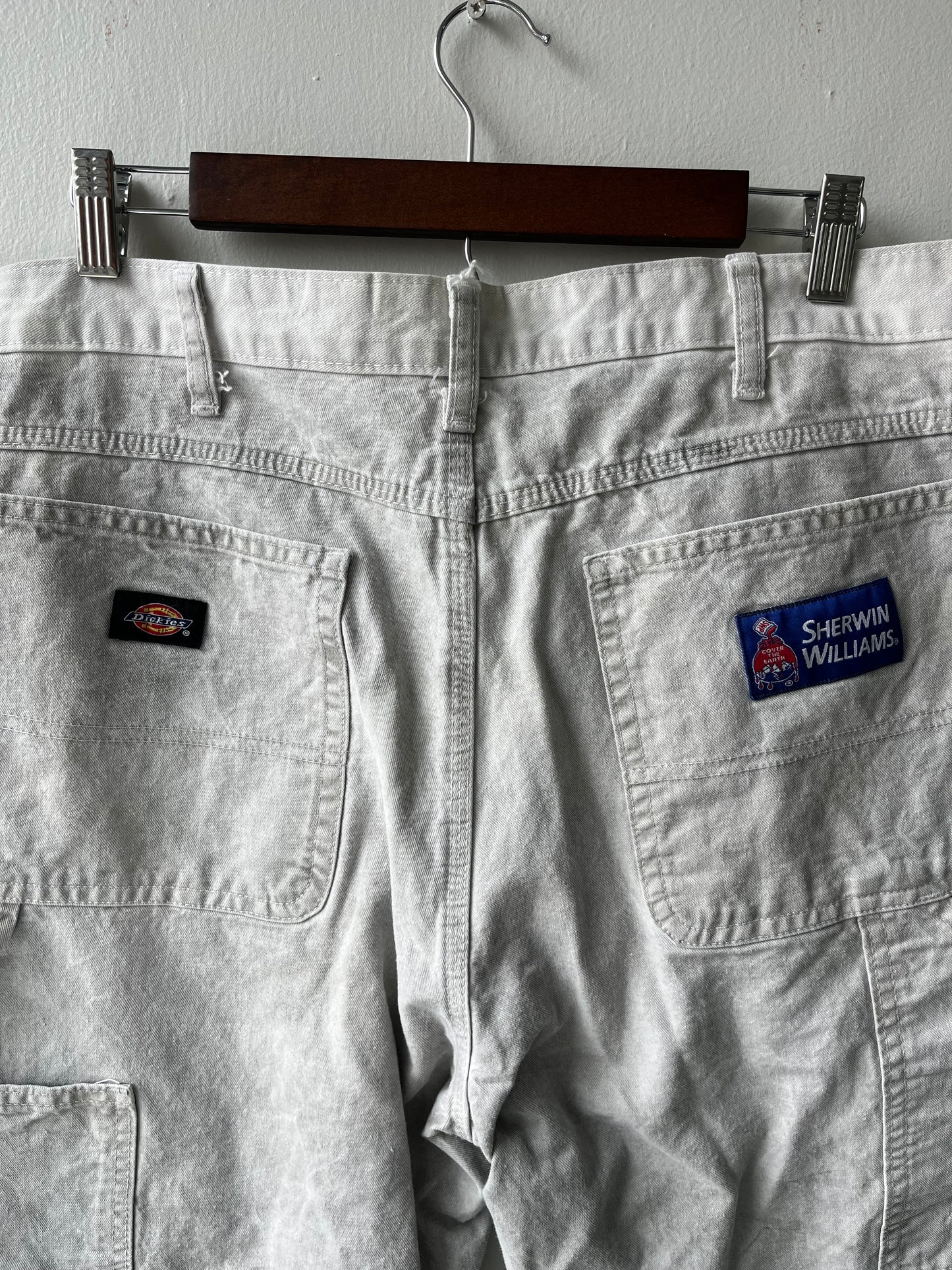 VINTAGE | I Can Fix Him Carpenter Pants - Smoke Grey