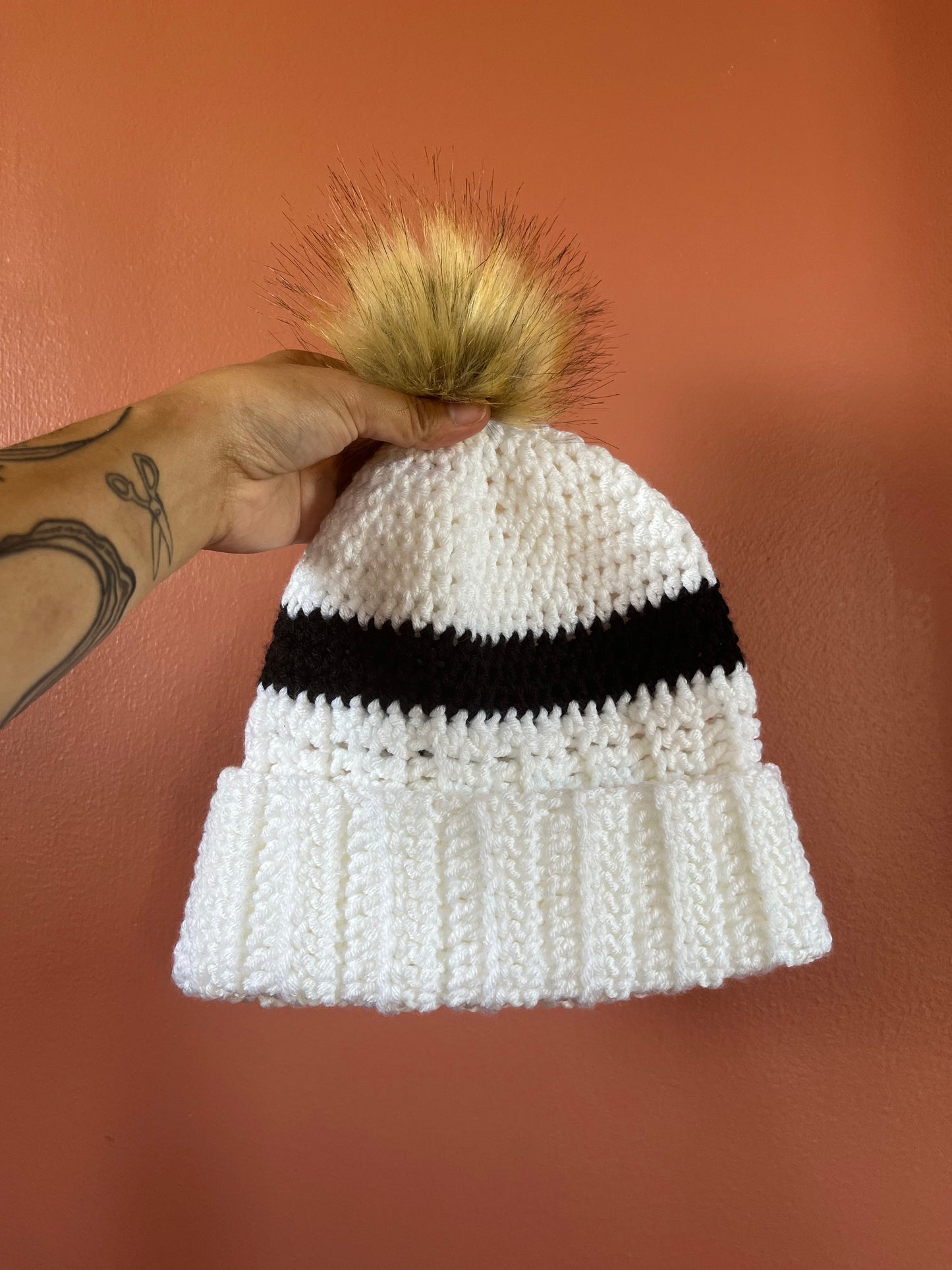 Taylor's Crochet Beanie (TTPD version) (Made to order)