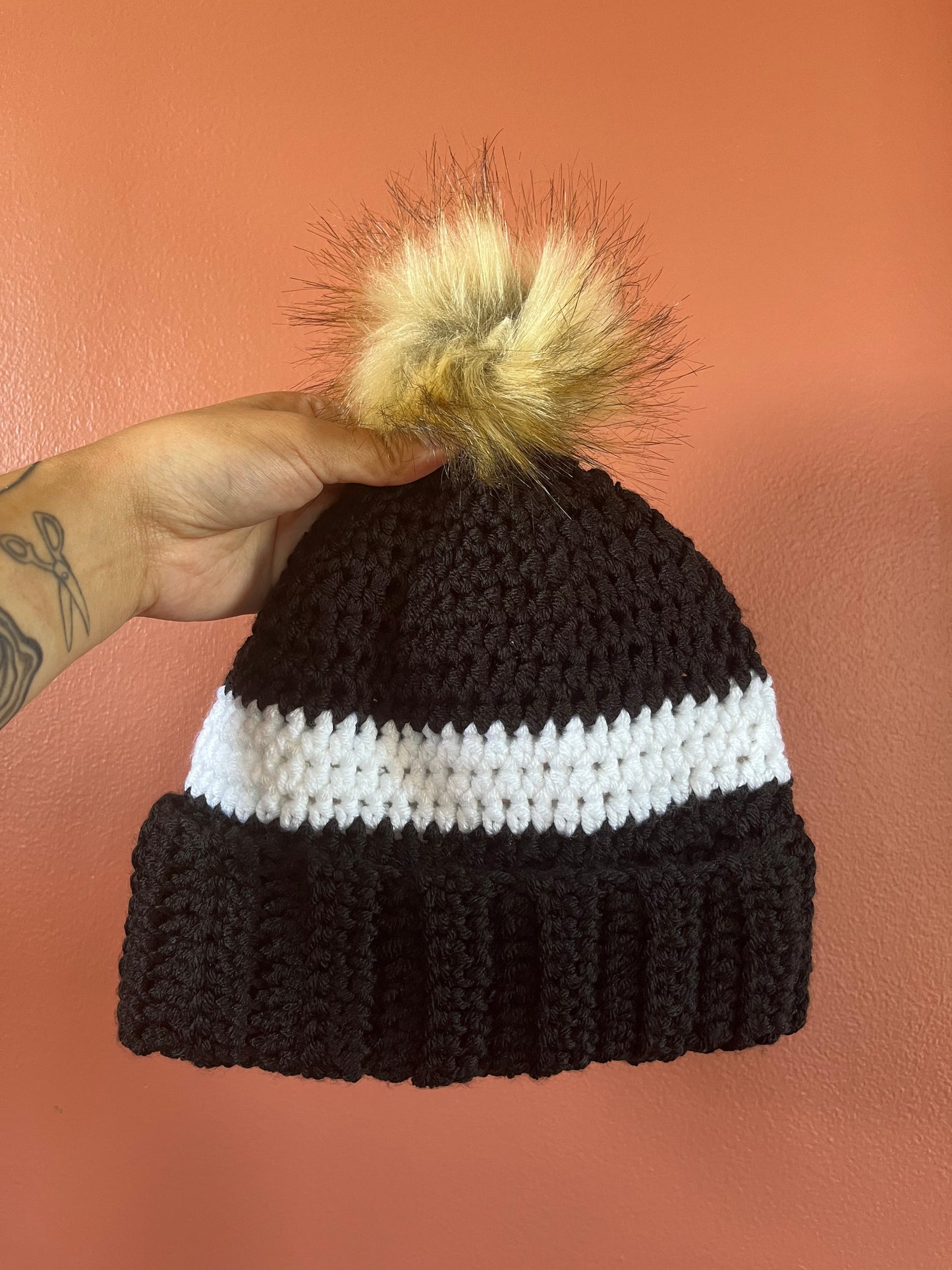 Taylor's Crochet Beanie (TTPD version) (Made to order)