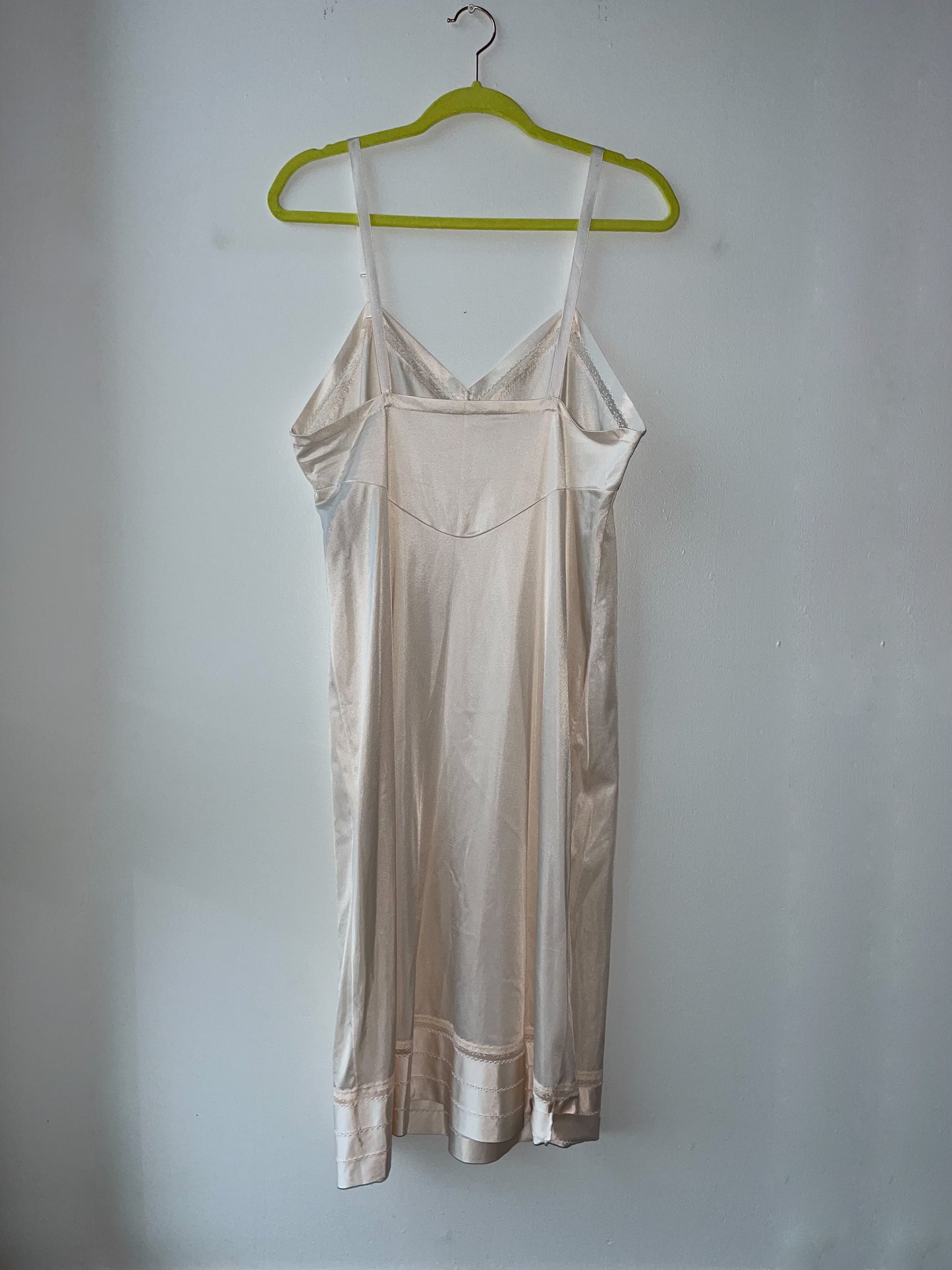 VINTAGE | The Prophecy Slip Dress - Cream