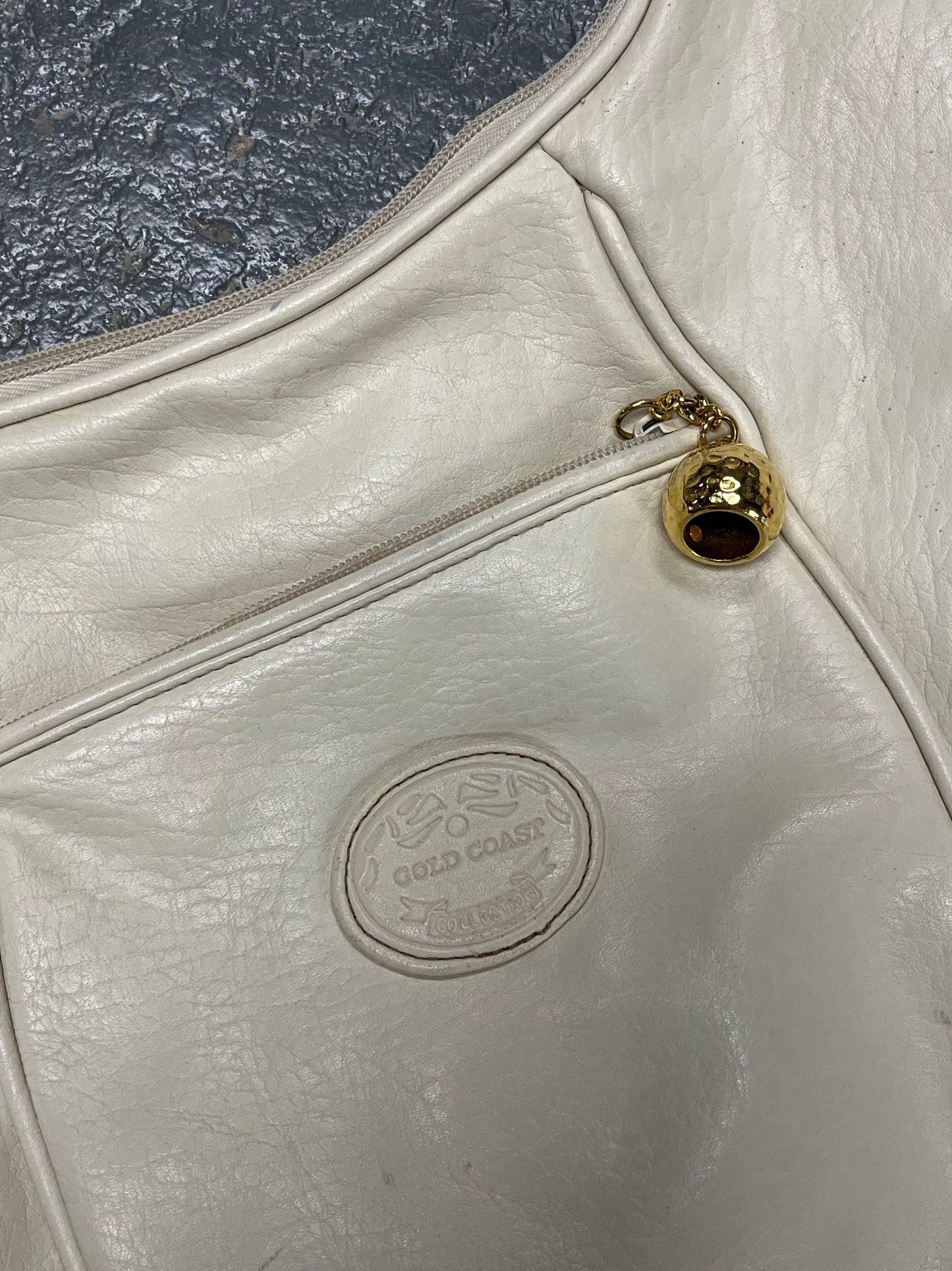 VINTAGE | Florida!!! Purse - Cream