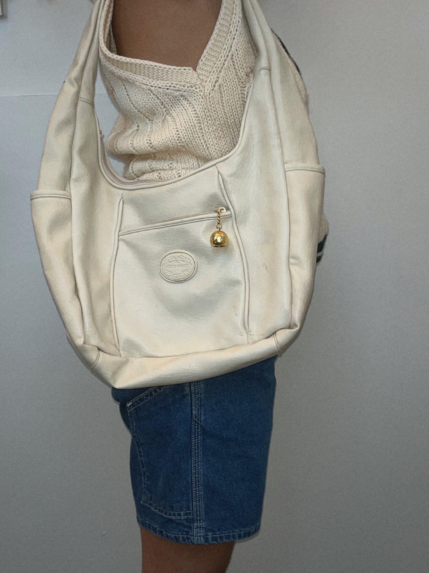 VINTAGE | Florida!!! Purse - Cream